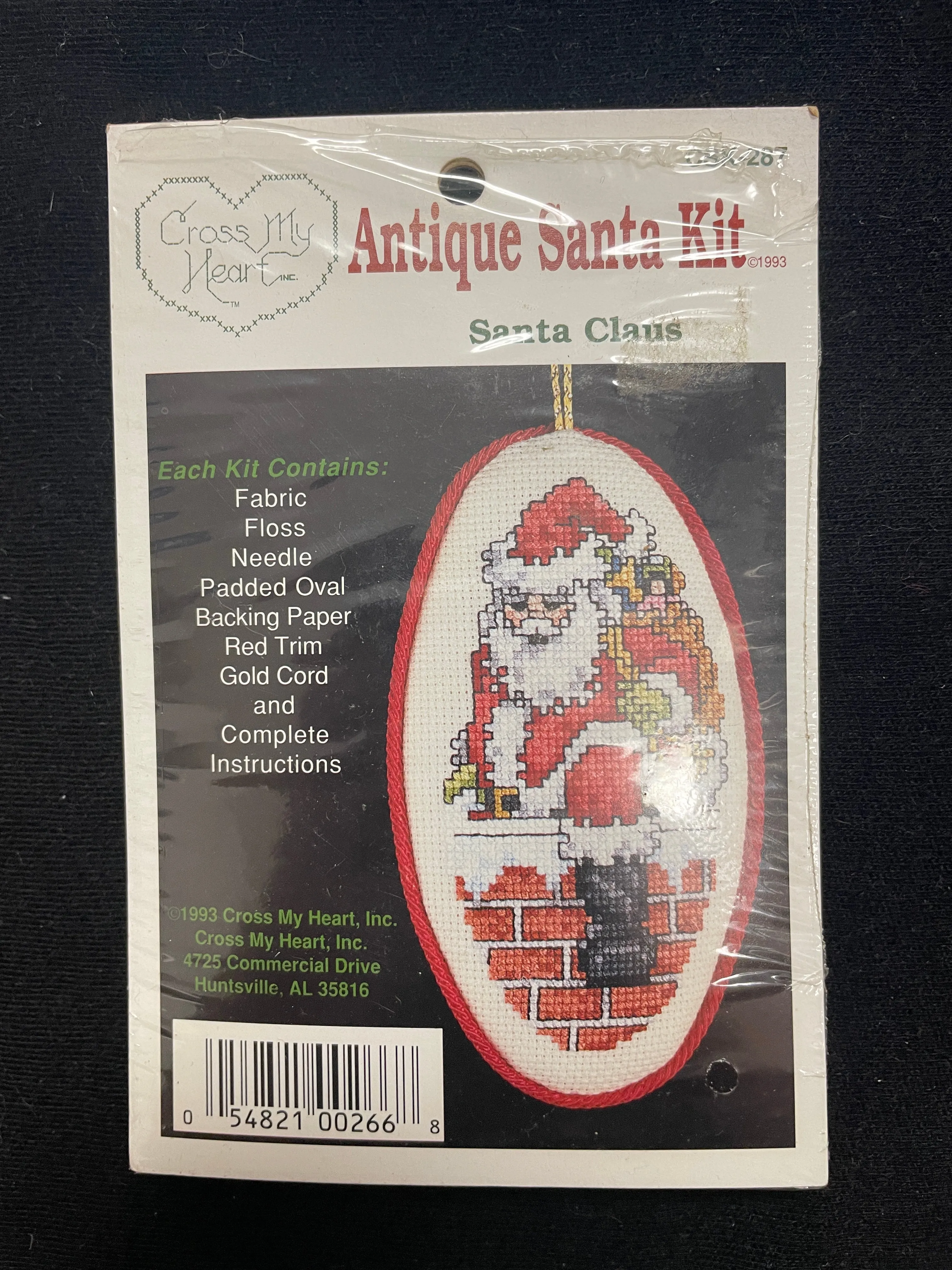 1993 Cross Stitch Kit Bundle of 3 - Antique Santas