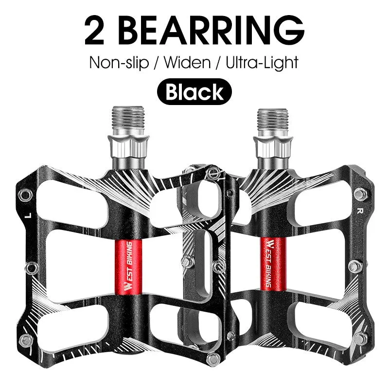 3 Bearings Bicycle Pedals Durable Aluminum Alloy MTB Mountain Road BMX Bike Pedal Anti-slip Flat Cycling Accessories