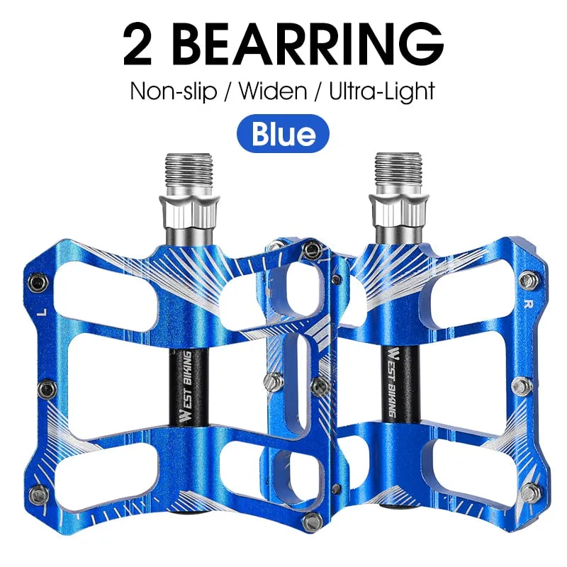 3 Bearings Bicycle Pedals Durable Aluminum Alloy MTB Mountain Road BMX Bike Pedal Anti-slip Flat Cycling Accessories