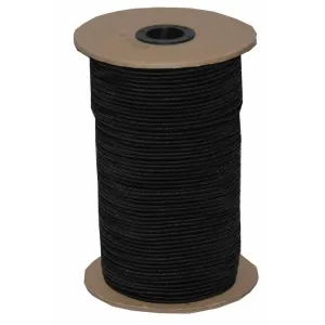 3/8" Black Knitted Elastic Band - Case of 30 Rolls - 4,320 Yards