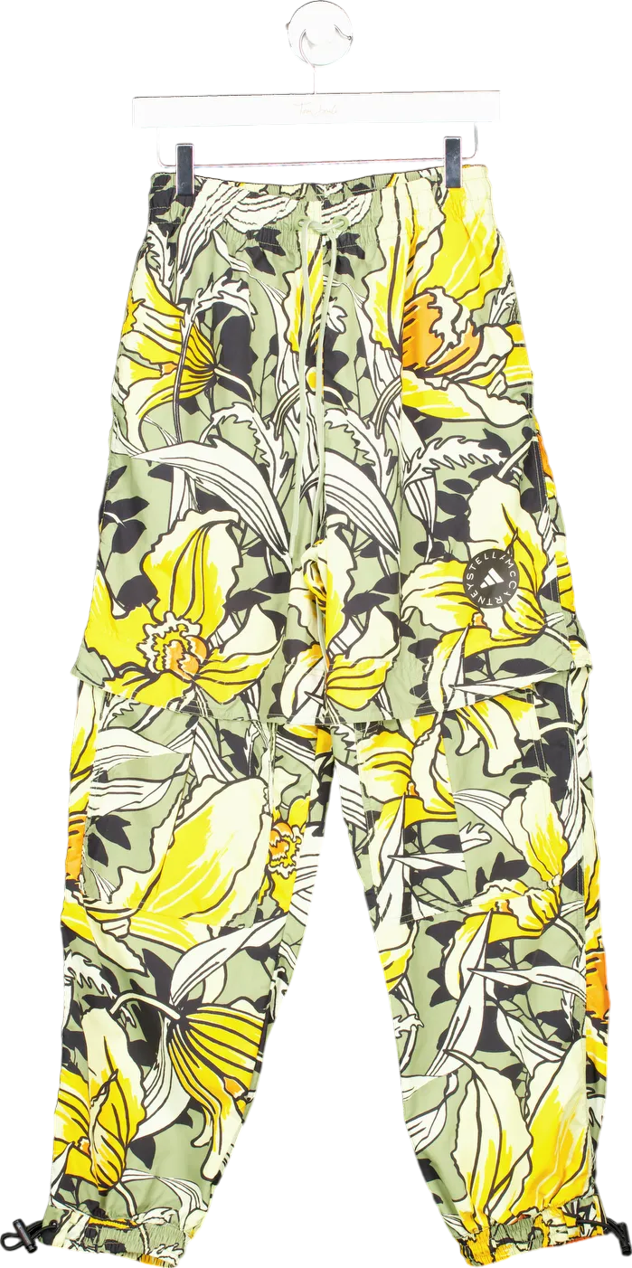 Adidas Stella McCartney Multicolour Floral Trousers UK S