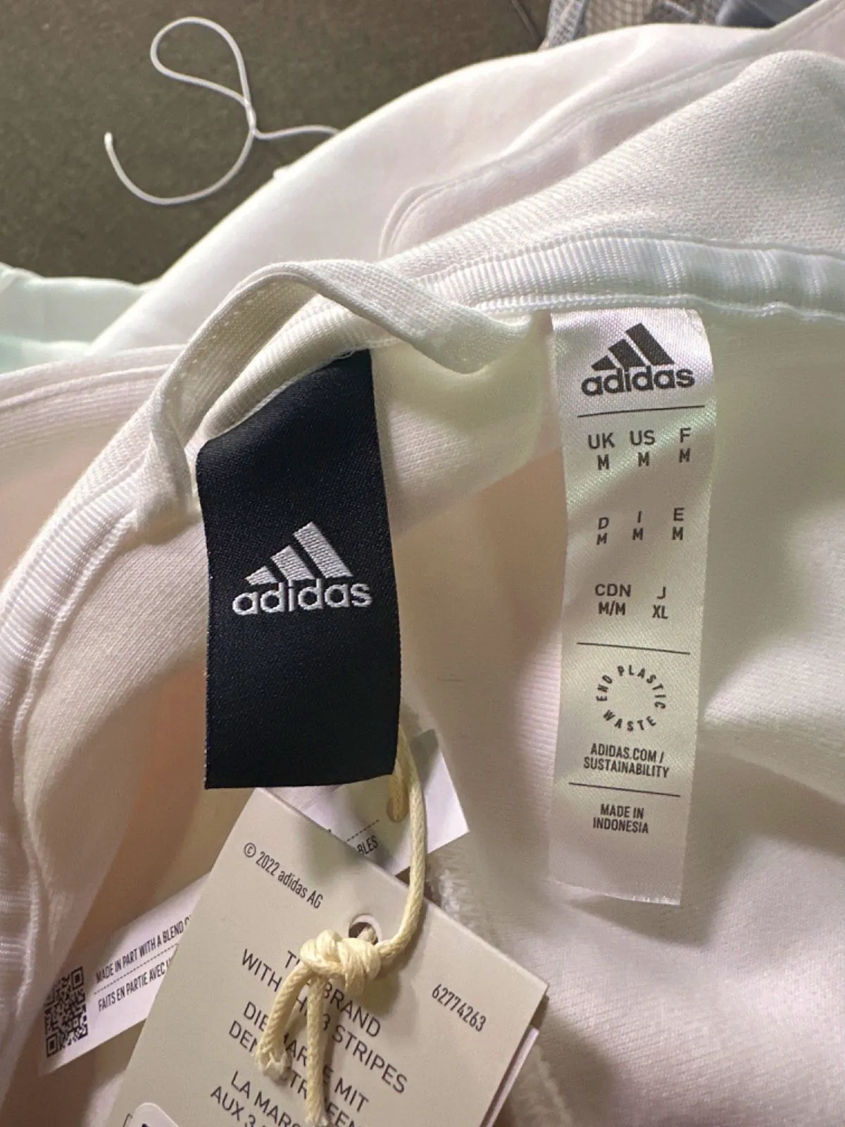 Adidas White M Z.N.E. Fast Release Hoodie UK M