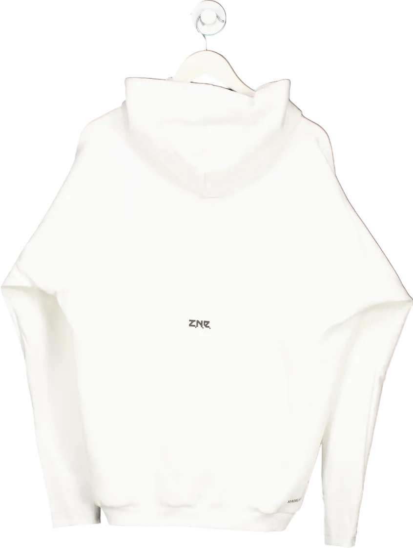 Adidas White M Z.N.E. Fast Release Hoodie UK M