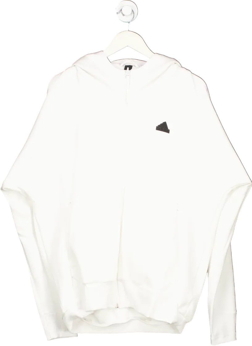 Adidas White M Z.N.E. Fast Release Hoodie UK M