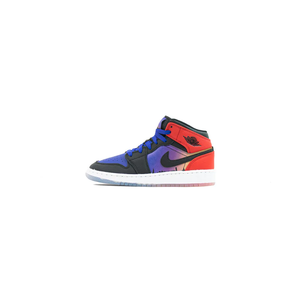 Air Jordan 1 Mid SS GS (Concord/Black/University Red)