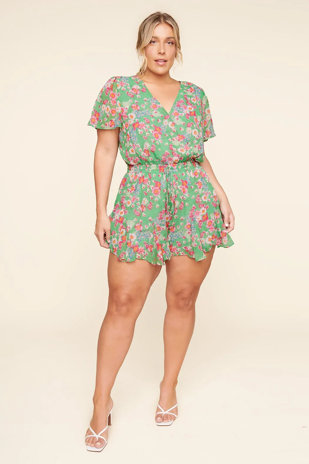 Akina Floral Babygirl Romper Curve