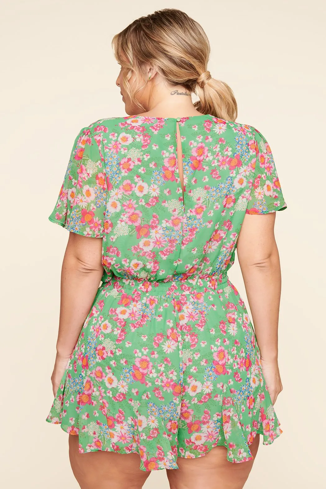 Akina Floral Babygirl Romper Curve