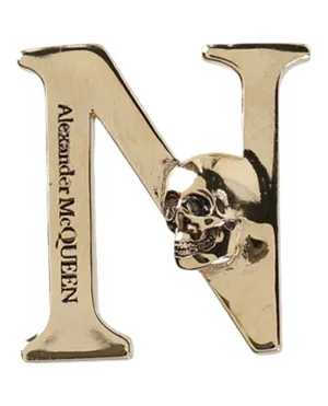 Alexander McQueen Womens Letter "N" Sneaker Charm