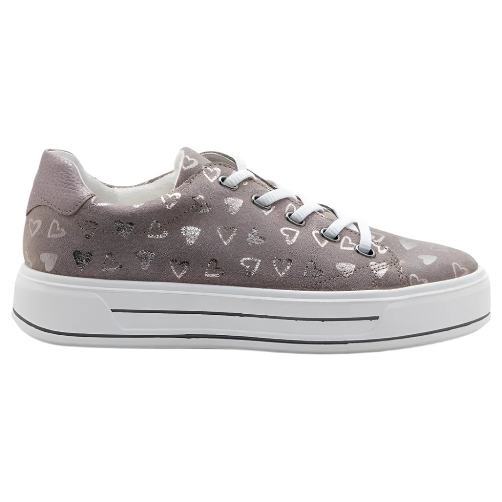 Ara Women's Crystal Sneaker Moon Veronacalf / Metallic Little Hearts