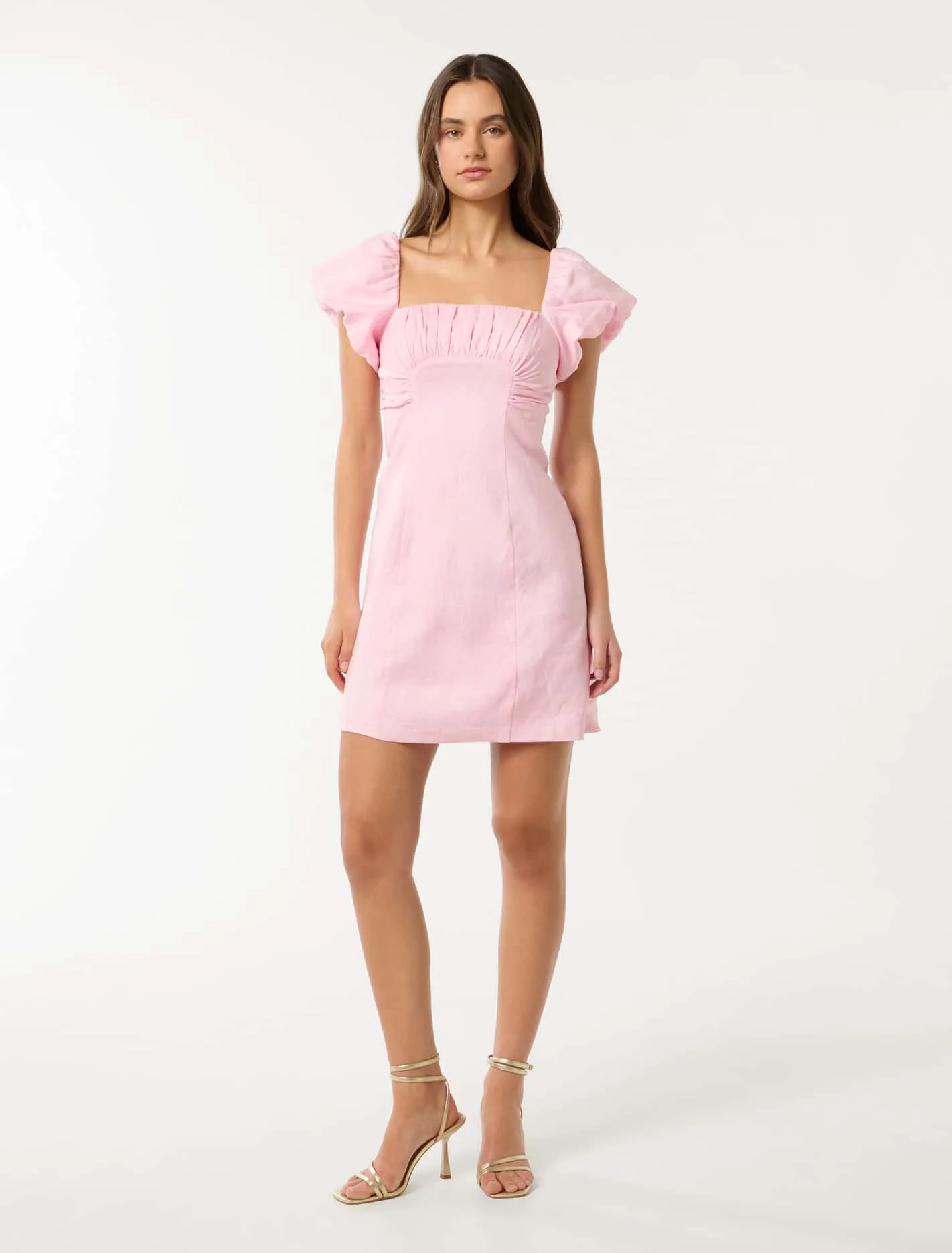 Aspen Ruched Mini Dress