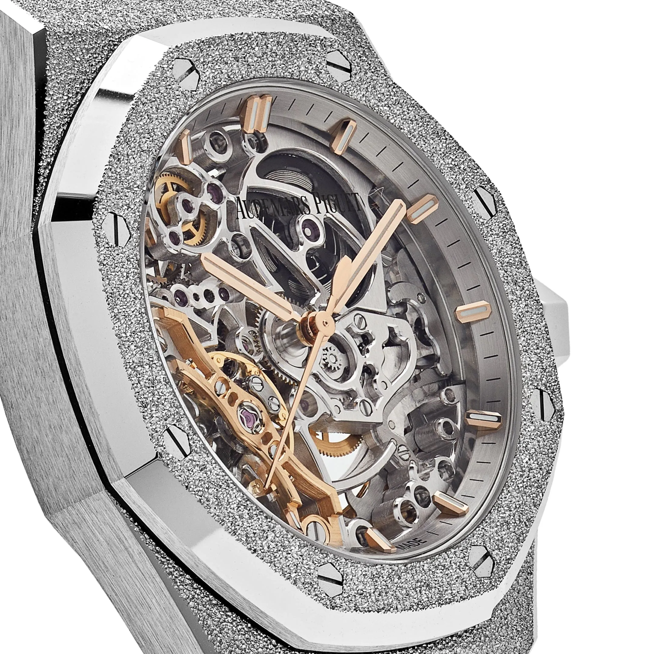 Audemars Piguet Royal Oak 15466BC.GG.1259BC.01 Double Balance Wheel Frosted White Gold (2023)