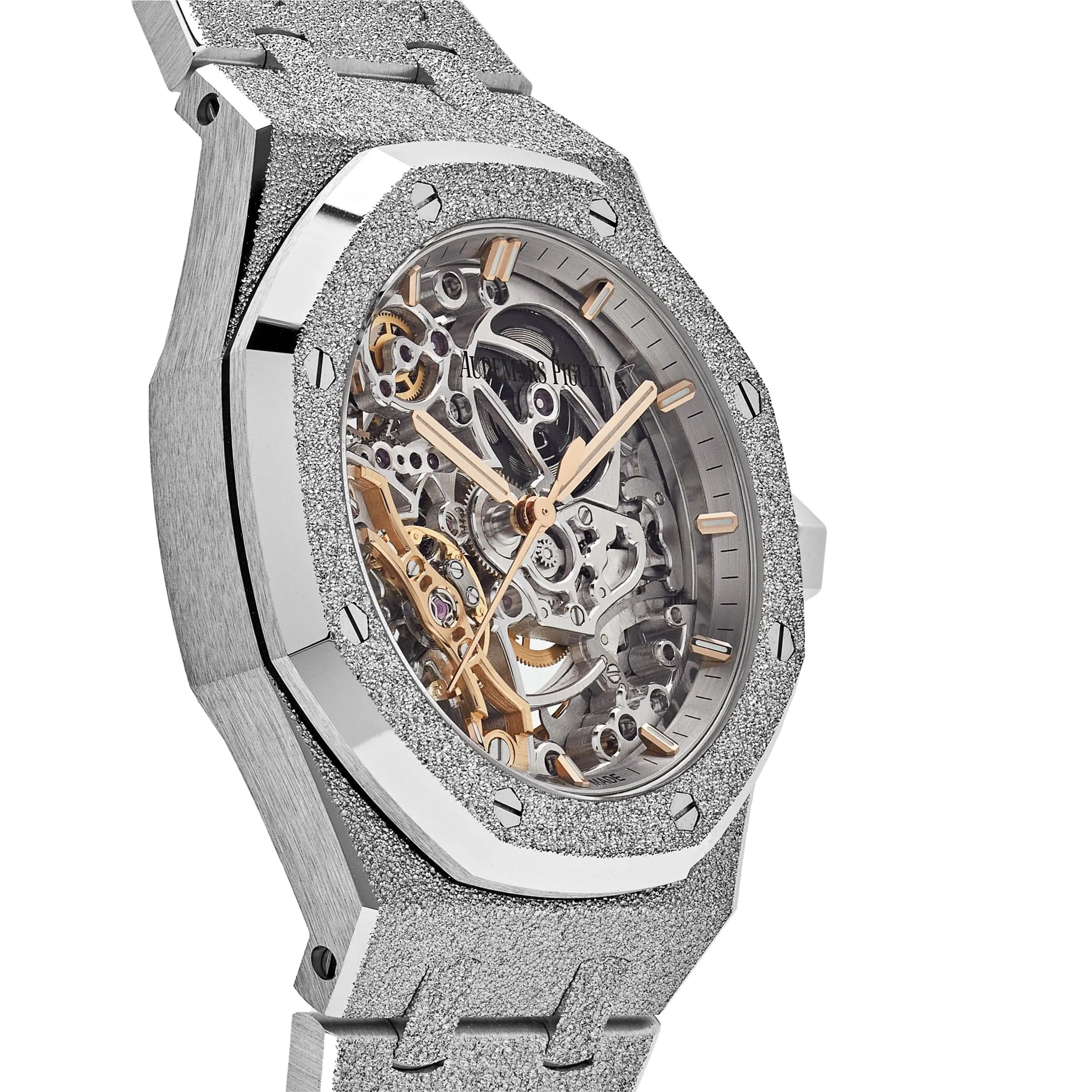 Audemars Piguet Royal Oak 15466BC.GG.1259BC.01 Double Balance Wheel Frosted White Gold (2023)