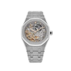 Audemars Piguet Royal Oak 15466BC.GG.1259BC.01 Double Balance Wheel Frosted White Gold (2023)