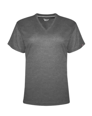 Badger FitFlex Women's Performance V-Neck T-Shirt 1002