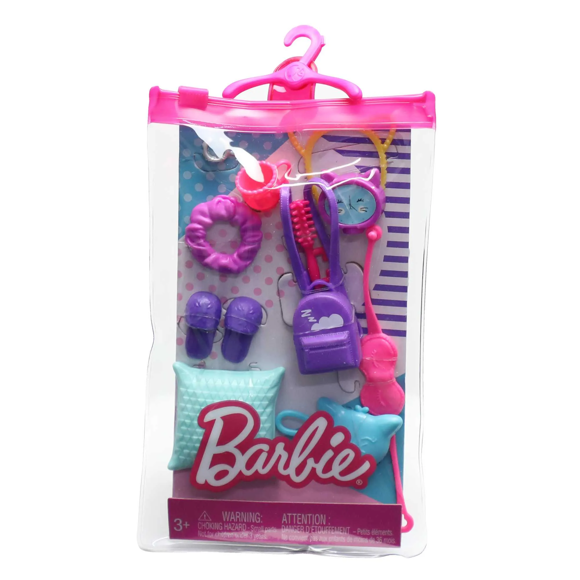 Barbie Accessories, Storytelling Pack For Barbie Dolls, Sleepover Theme