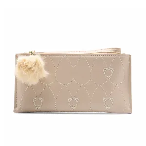 Beige Casual Wallet W00W00026