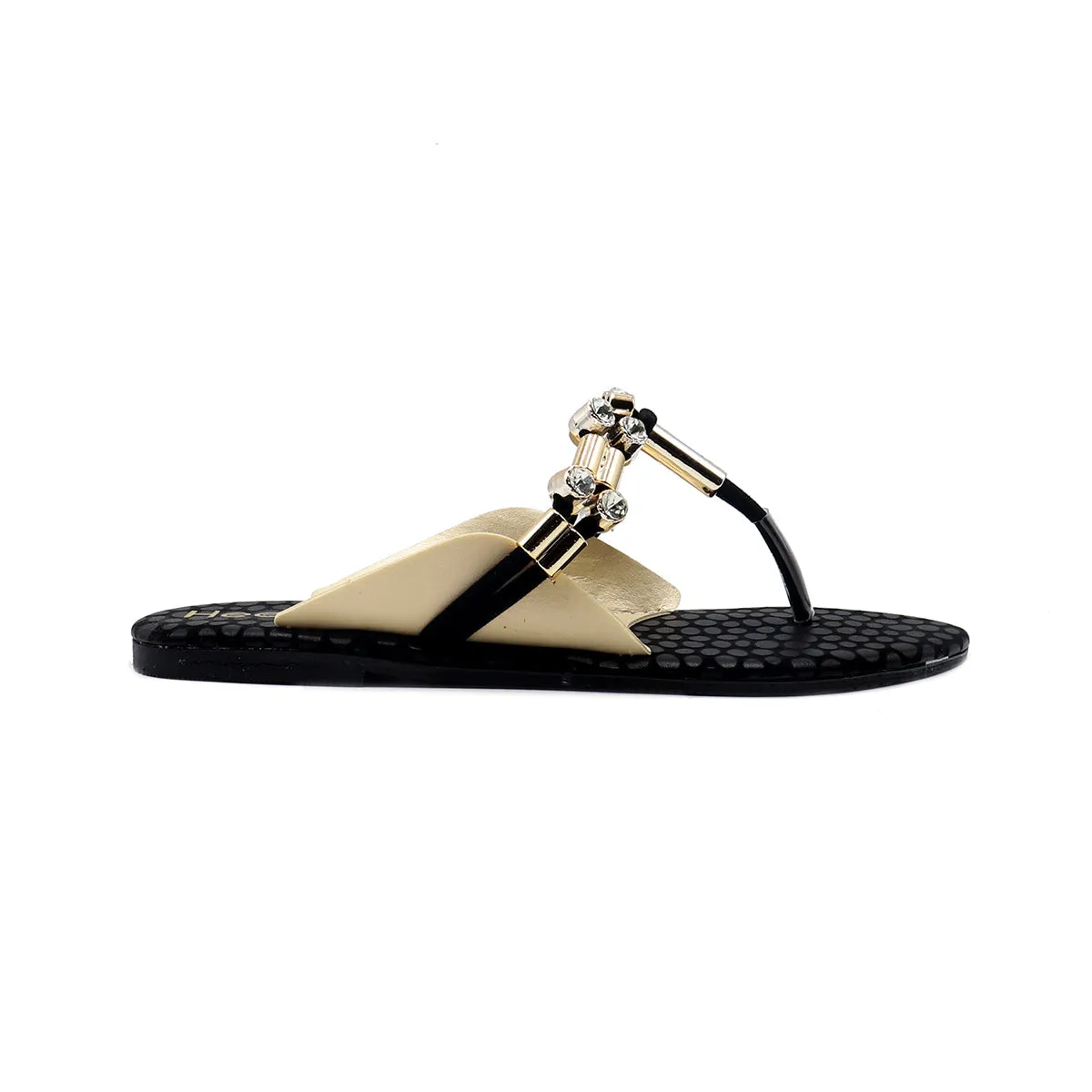 Black Casual Chappal 000368