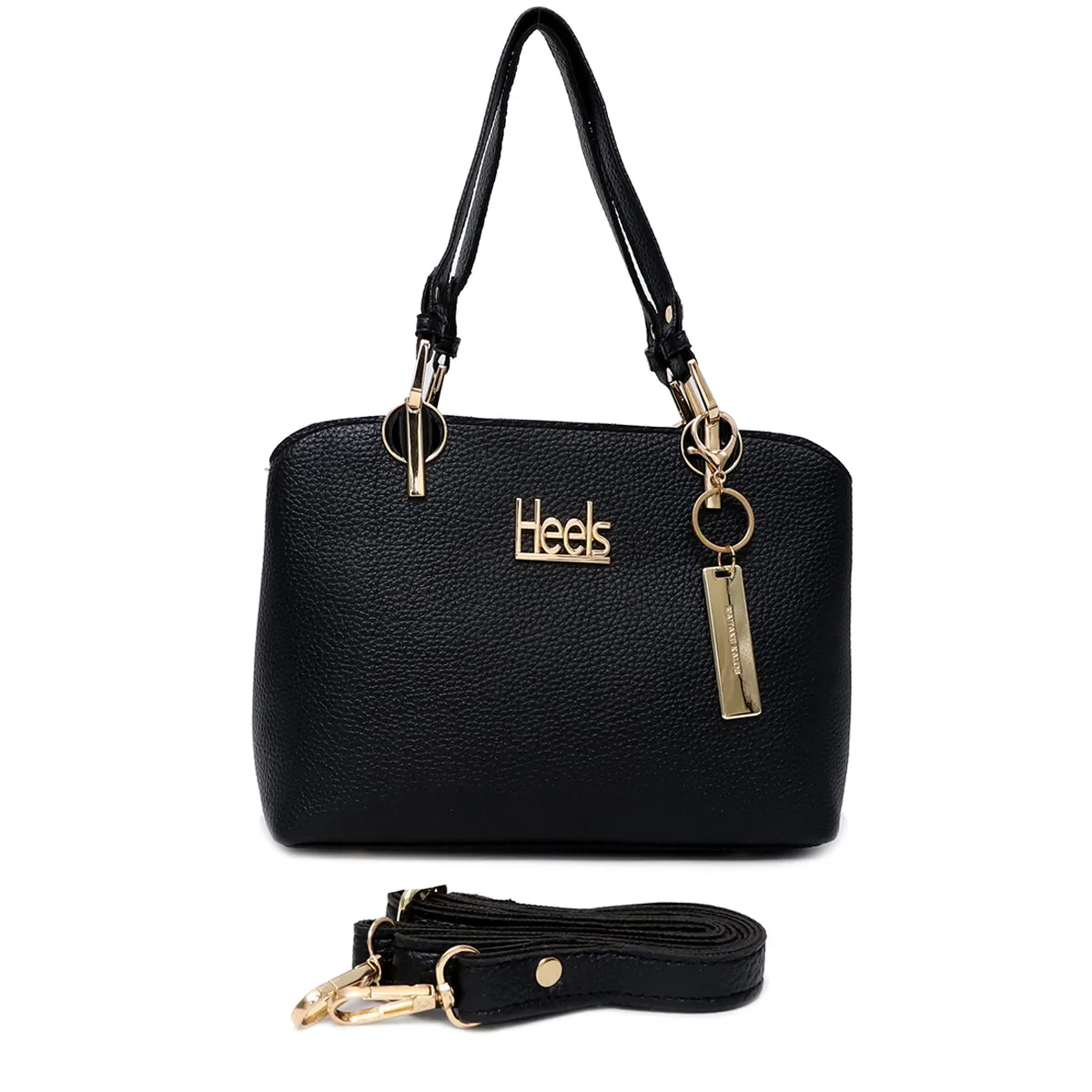 Black Casual Hand Bag P00P01321