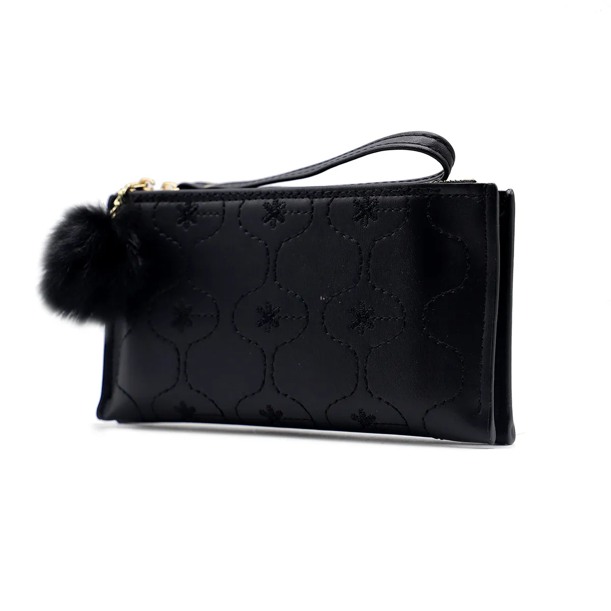 Black Casual Wallet W00W00027