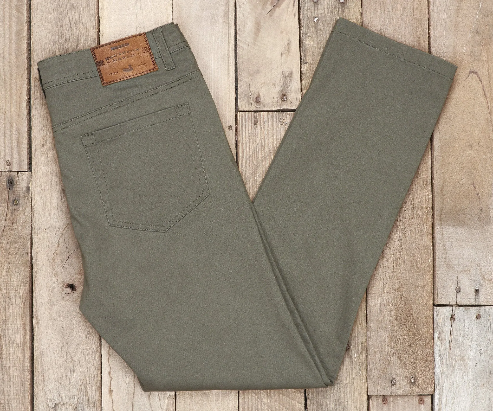 Brazos Stretch Twill Pant - Dark Green