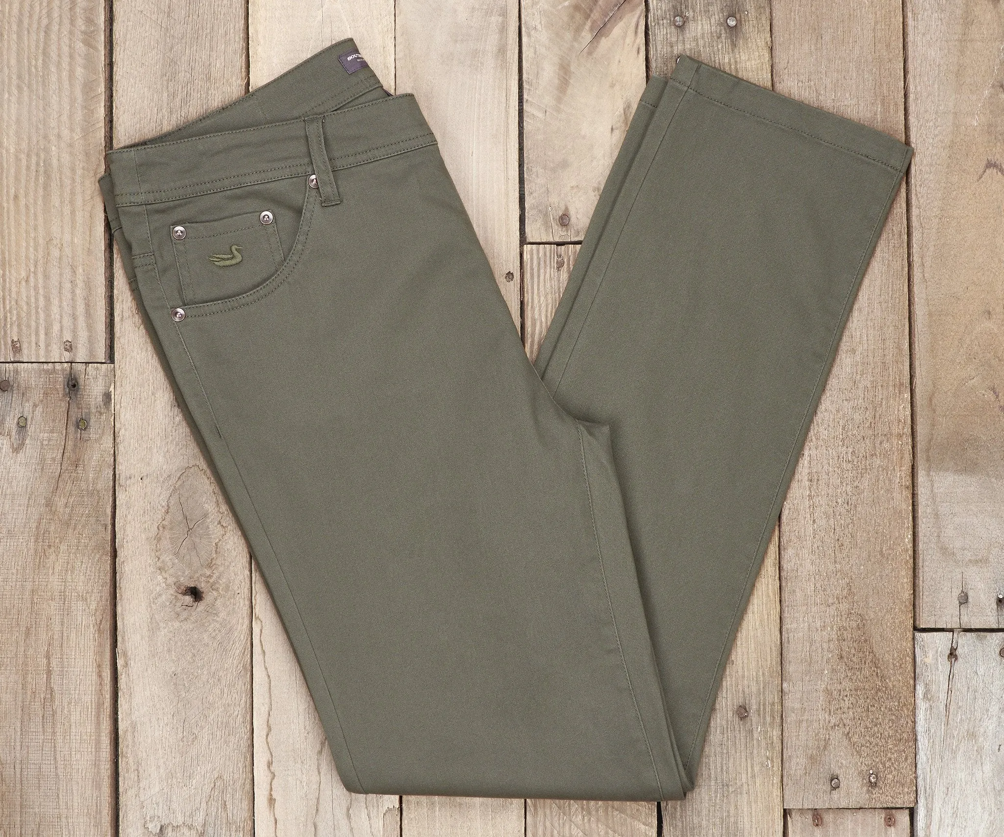 Brazos Stretch Twill Pant - Dark Green