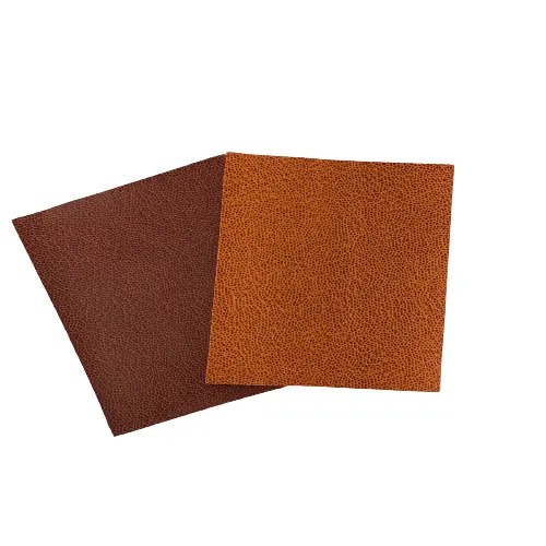 Brown Football Faux Leather Vinyl Fabric