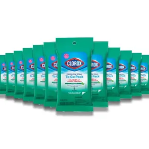 Clorox - Disinfecting Wipes, Fresh Scent - 9 Ct - 24 Pack - Travel Size -