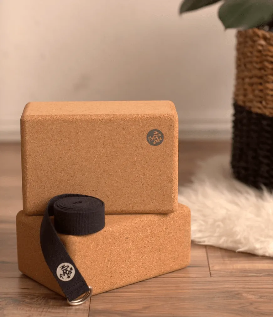 Cork Yoga Block - 2 Pack