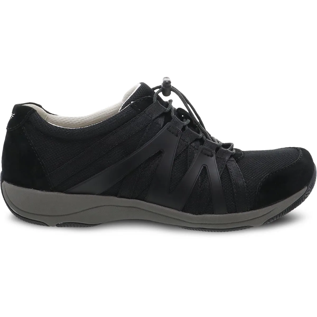 Dansko Henriette Sneaker - Black/Black Suede