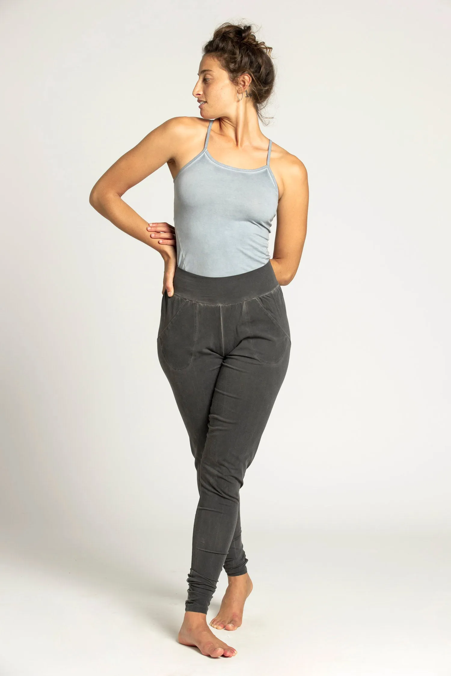 I'mPerfect Stonewash Criss Cross Tank Top 35%off