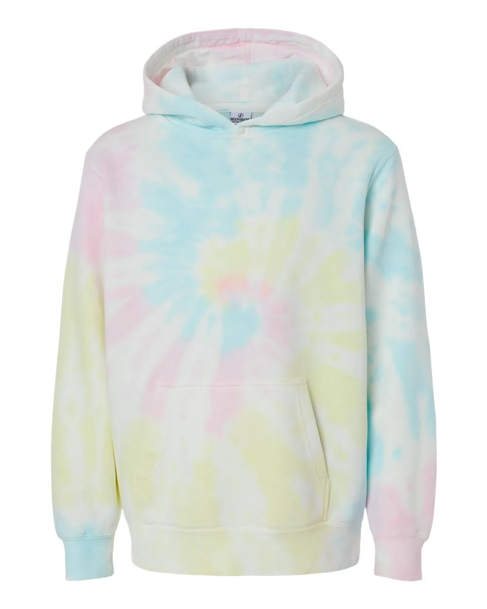 Independent Trading Co. Youth Midweight Tie-Dyed Hooded Sweatshirt PRM1500TD