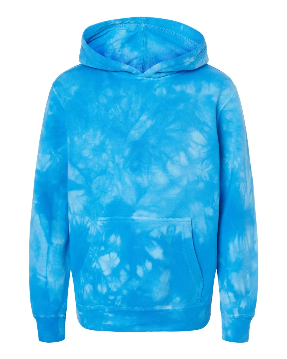 Independent Trading Co. Youth Midweight Tie-Dyed Hooded Sweatshirt PRM1500TD