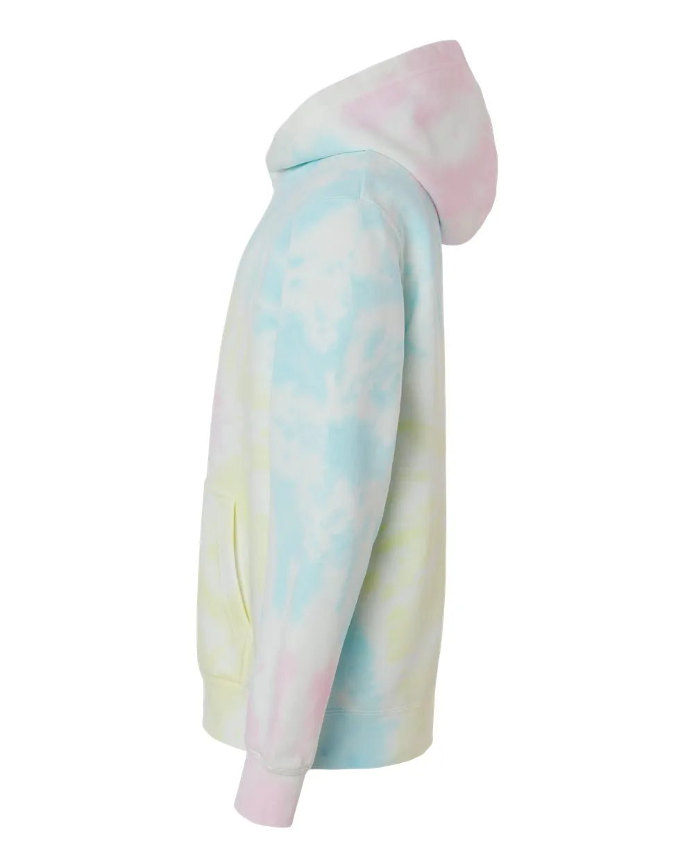 Independent Trading Co. Youth Midweight Tie-Dyed Hooded Sweatshirt PRM1500TD