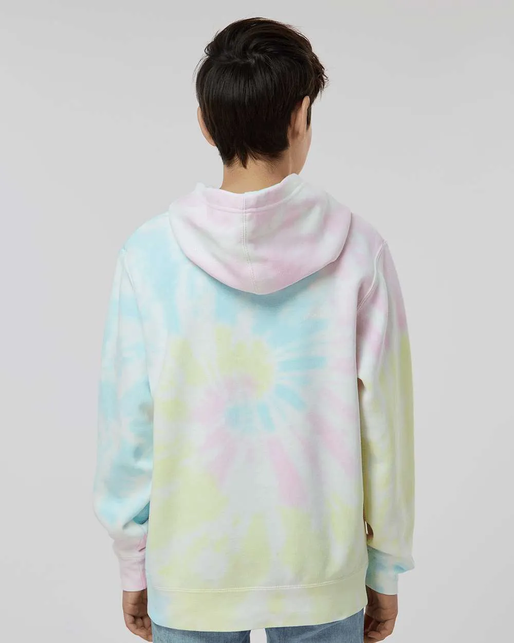 Independent Trading Co. Youth Midweight Tie-Dyed Hooded Sweatshirt PRM1500TD