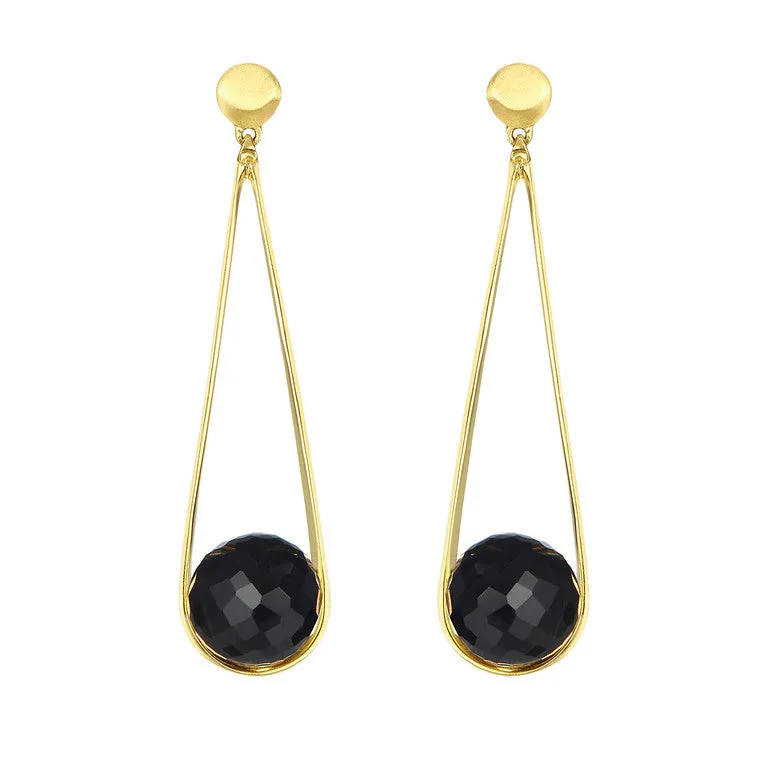 Ipanema Earrings - Black Onyx