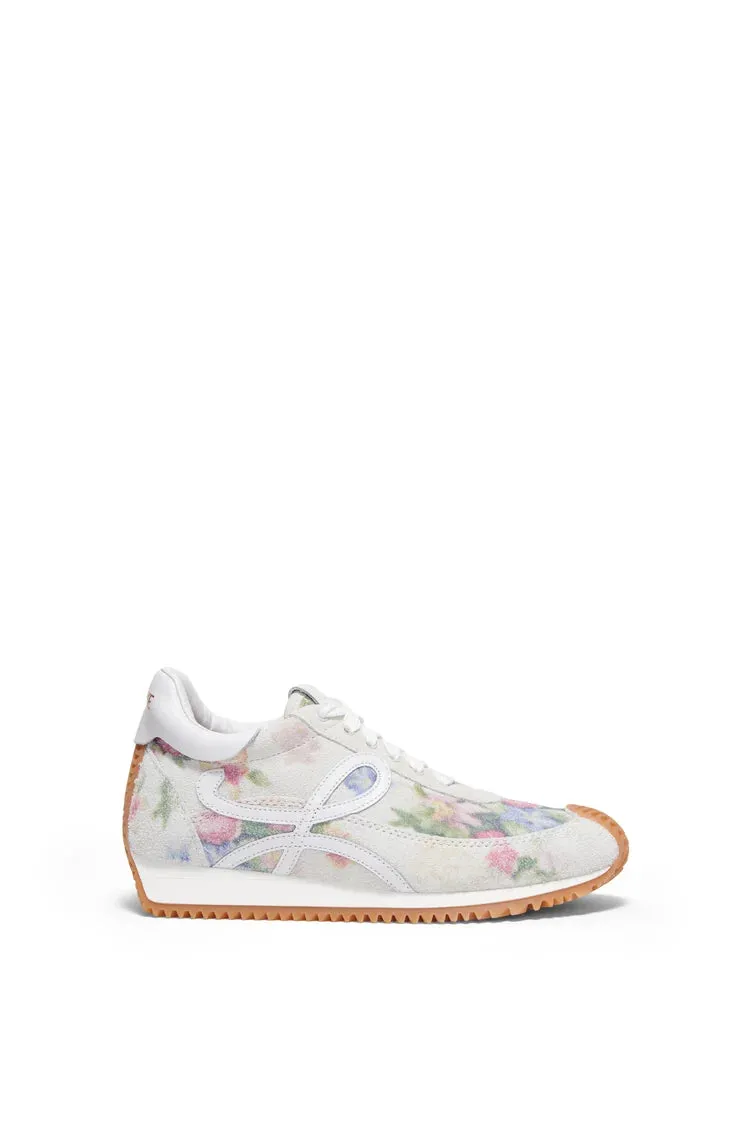 LLSR282X0 Flow runner floral print sneaker