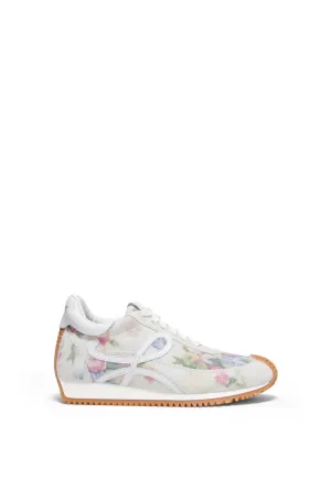 LLSR282X0 Flow runner floral print sneaker