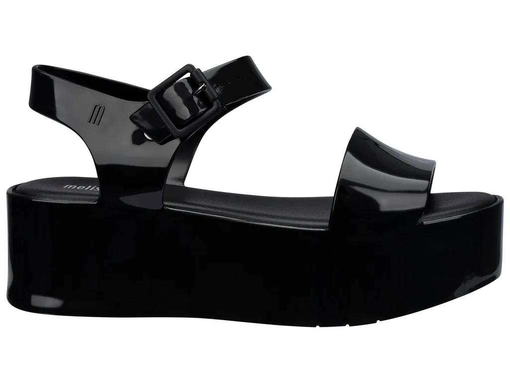 Melissa Mar AD Platform Heels Black Sandals For Women