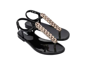 Melissa Strass AD Black Flipflop Sandal