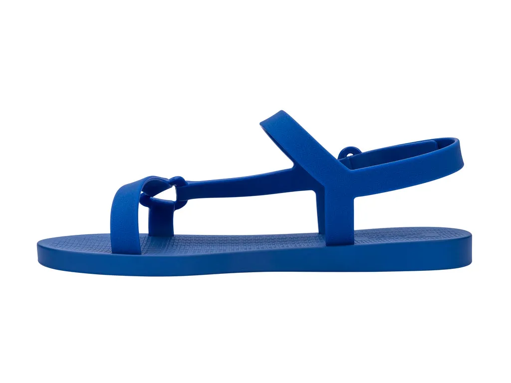 Melissa Sun Downtown AD Flat Blue Sandal For Women