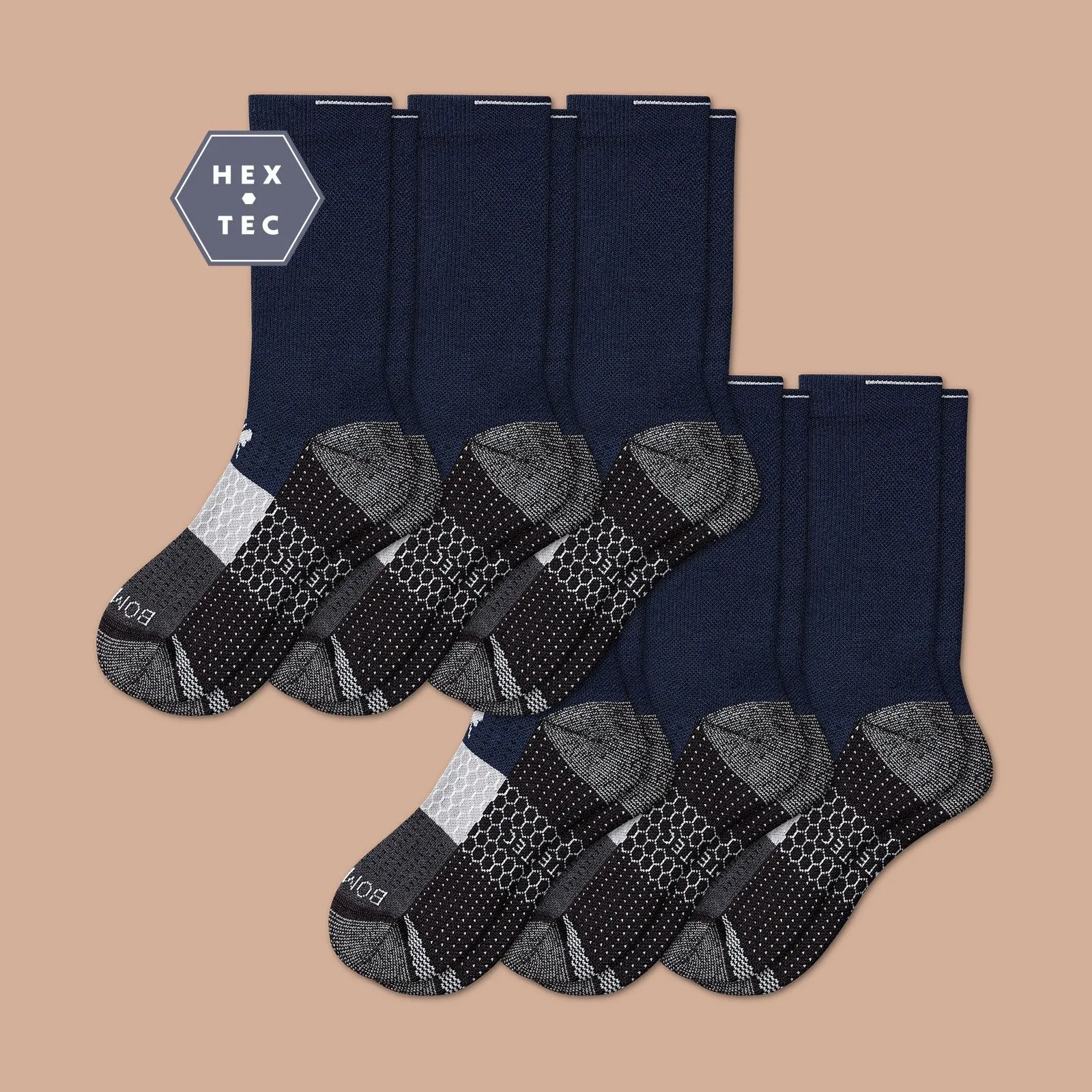 Men's Performance Golf Calf Sock 6-Pack