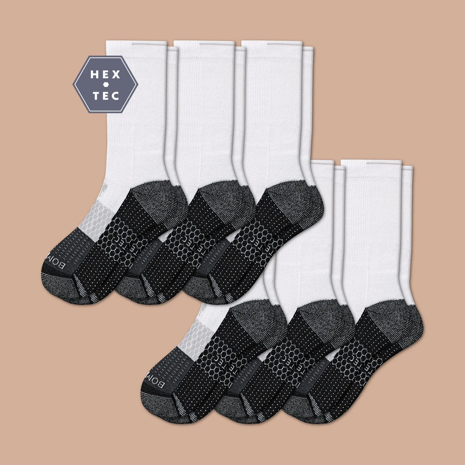 Men's Performance Golf Calf Sock 6-Pack