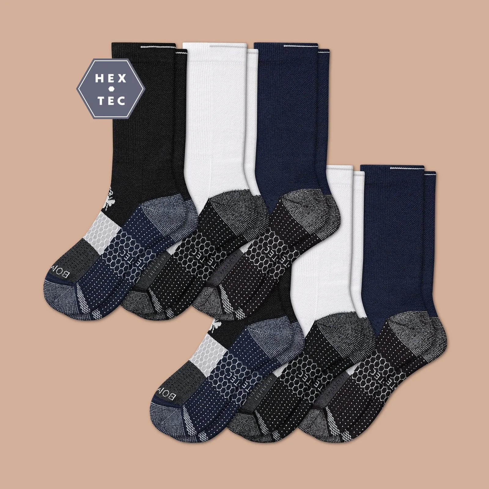 Men's Performance Golf Calf Sock 6-Pack