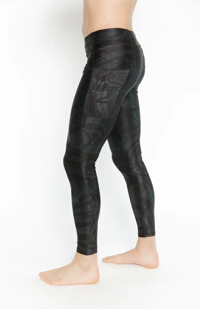 Men's Reversible Full Length Legging - Wolf & Moon