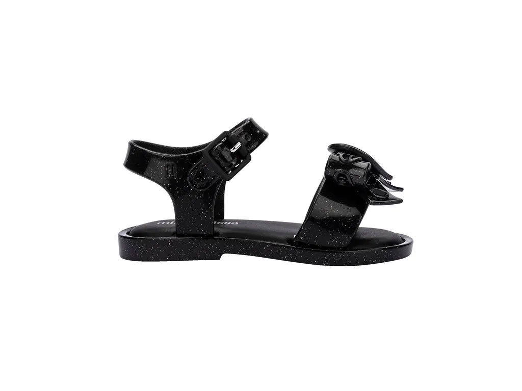 Mini Melissa Mar Baby Black Sandals