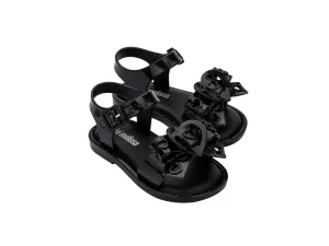 Mini Melissa Mar Baby Black Sandals