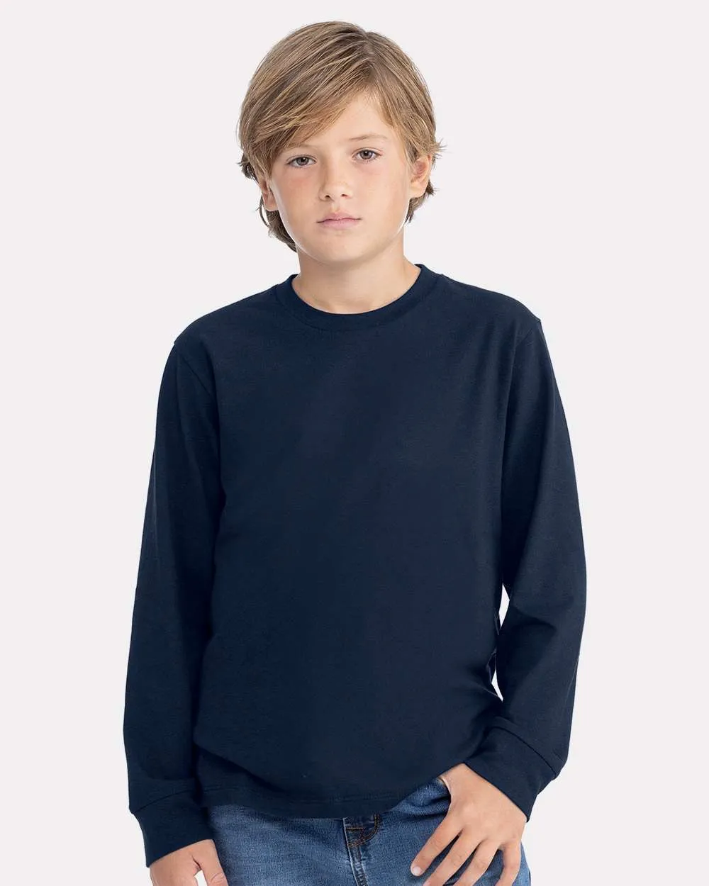 Next Level Youth Cotton Long Sleeve T-Shirt 3311