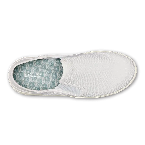 OluKai Women's Ki'Ihele Sneaker - Bright White