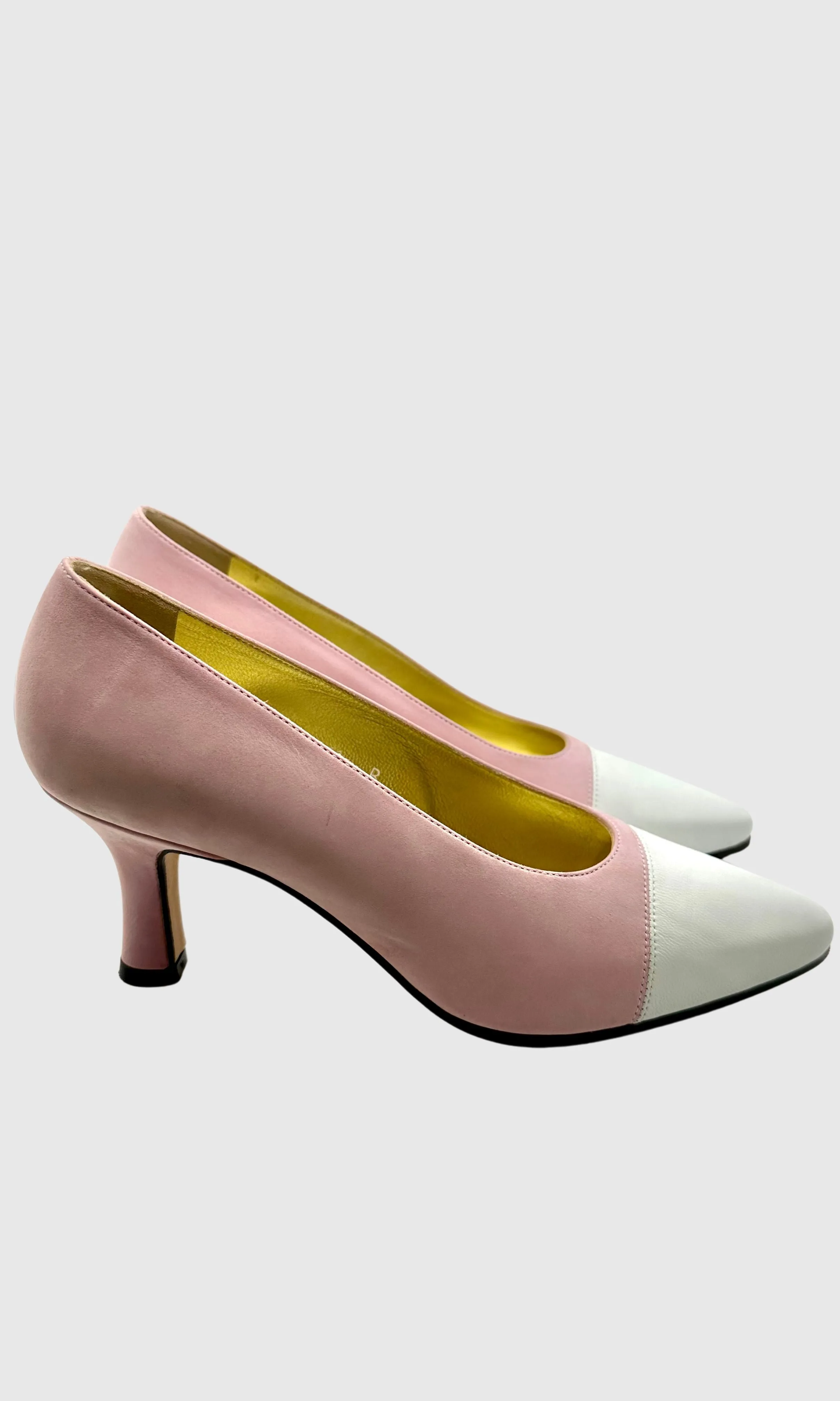 PINK ESCADA HEELS • Women's size US 6.5