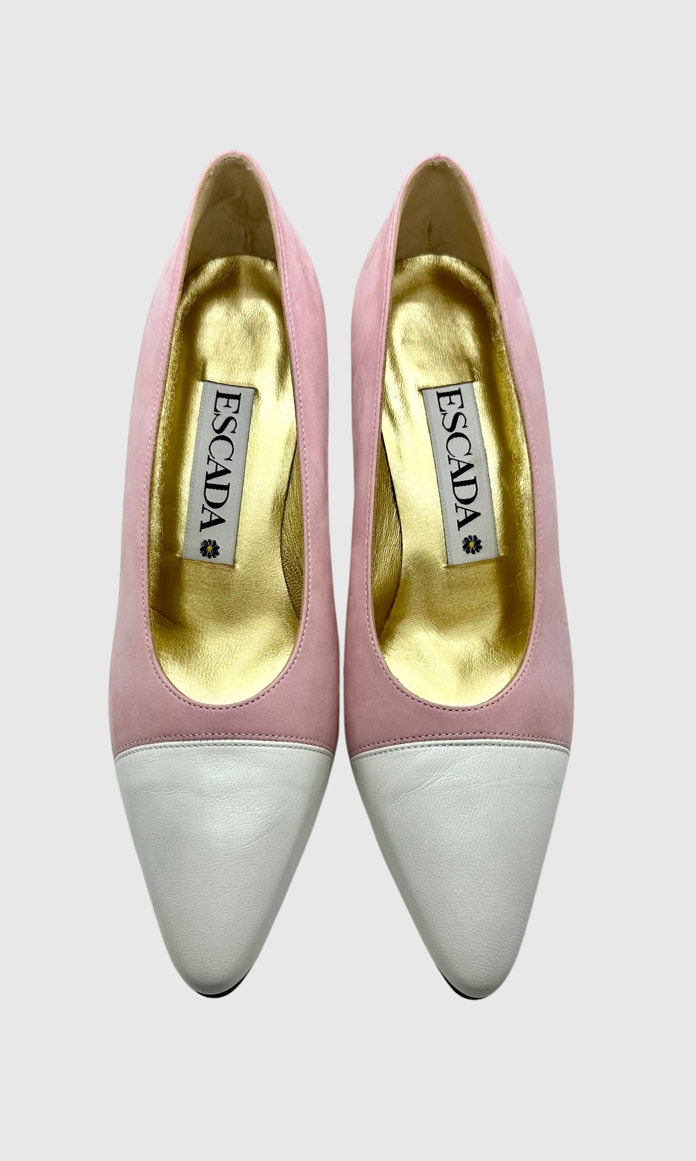 PINK ESCADA HEELS • Women's size US 6.5